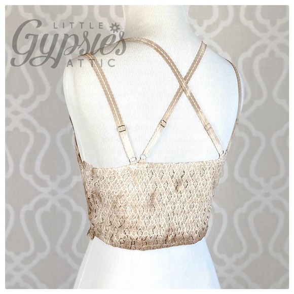 POL Longline Mineral Wash Lace Bralette - Picture 5 of 16